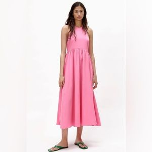 Pink Zara Halter Maxi Dress